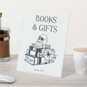 Signe De Table Sonnette gothique Baby shower Livres et cadeaux (In SItu)