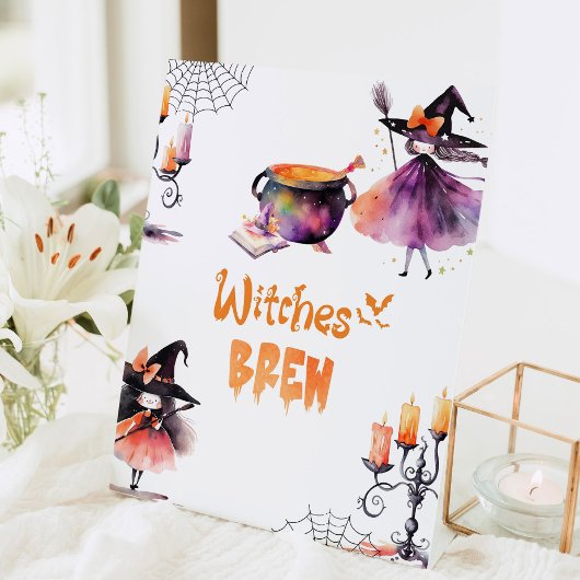 Signe De Table Sorcières Brew fête d'Halloween
