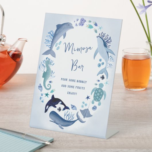 Signe De Table Sous le bar Sea Mimosa (In SItu)