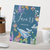 Signe De Table Sous les Sea Favors (In SItu)