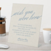 Signe De Table Souvenir Bleu Poussiéreux En Mémoire Affectueuse M (In SItu)