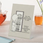 Signe De Table Soyez cette personne (In SItu)