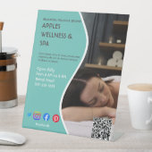 Signe De Table spa de santé affiche prospectus centre de bien-êtr (In SItu)