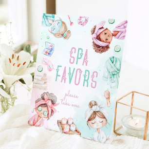 Signe De Table Spa Faveurs Enfants Pamper Party Faveurs Station