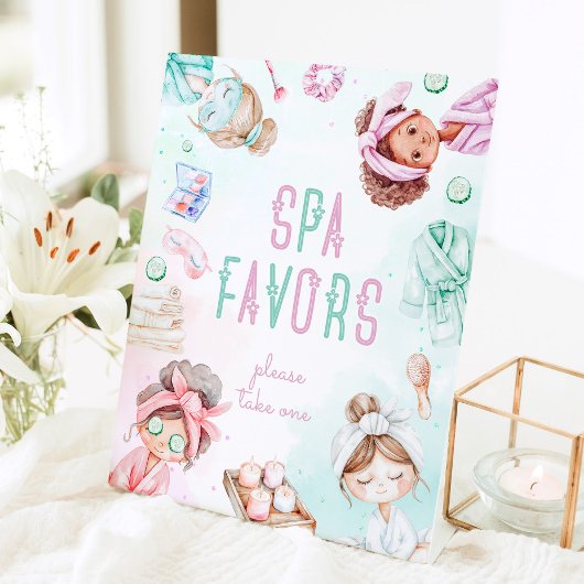 Signe De Table Spa Faveurs Enfants Pamper Party Faveurs Station