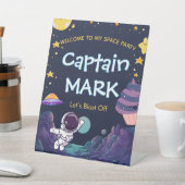 Signe De Table Space Explorer Birthday Welcome Sign (In SItu)