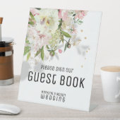 Signe De Table Sparkling Blush & White Livre d'Invité Signal de P (In SItu)