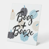 Signe De Table Spooky One | Anniversaire Halloween | Alcool Bleu (Recto)