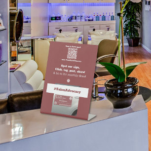 Signe De Table Spot, Click, Tag, Post, Share!