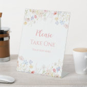 Signe De Table Spring Floral Wildflowers Please take one (In SItu)