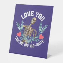Squelette Drôle Saint Valentin Côtes Mate Humour G