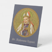 Signe De Table St. Alphonsus Liguori (SNV 02) (Round) (Recto)