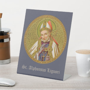 Signe De Table St. Alphonsus Liguori (SNV 02) (Round)