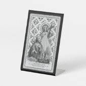 Signe De Table St. Joseph, Symboles papaux, et le SHJ (LT 02) (Recto)