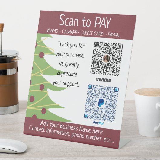 Signe De Table Stand d'affichage de l'artisanat de Noël (In SItu)