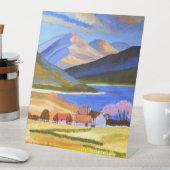 Signe De Table Stand de piédestal écossais (In SItu)