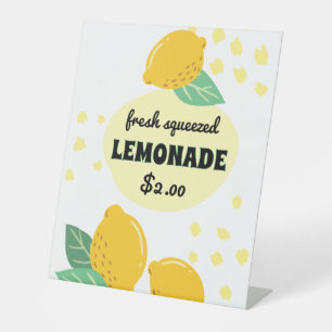 Signe De Table Stand Lemon Lemonade Custom