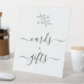 Signe De Table Starfish Beach Monogramme Cartes de Mariage & Cade (In SItu)