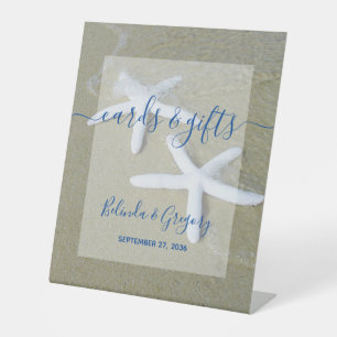 Signe De Table Starfish Plage Cartes de Mariage & Cadeaux