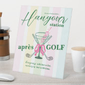 Signe De Table Station de désintoxication après-golf pour l'enter (In SItu)