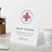 Signe De Table Station de secours de Hangover mariage (In SItu)