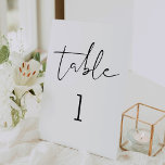 Signe De Table STELLA Minimaliste Numéro de table 4x6 Plastique<br><div class="desc">Découvrez le charme captivant de notre collection Stella, méticuleusement conçue pour insuffler à votre baby shower un air de minimalisme moderne et une touche de sophistication pointue. Conçue pour mêler harmonieusement charme bohème et élégance intemporelle, cette collection polyvalente garantit l'élévation de l'esthétique de tout baby shower de style, transformant votre...</div>