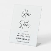 Signe De Table Stick Lumineuse Moderne Mariage Laisser l'amour si (Recto)