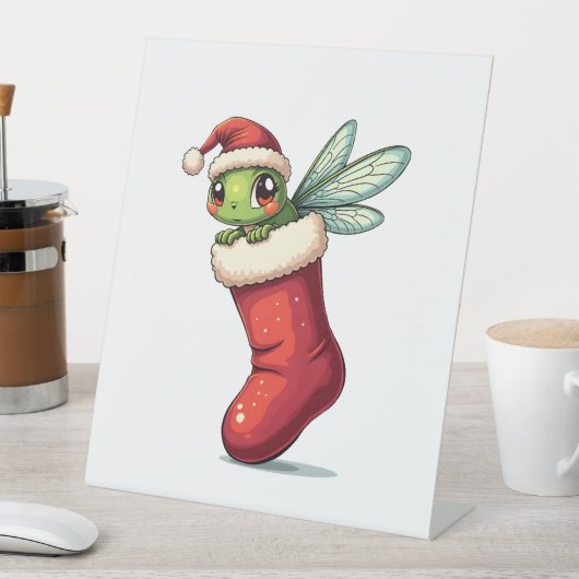 Signe De Table Stocker la libellule du champignon (In SItu)