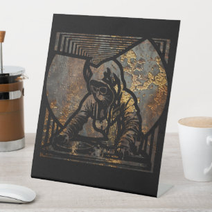 Signe De Table Style DJ Chat Wutang