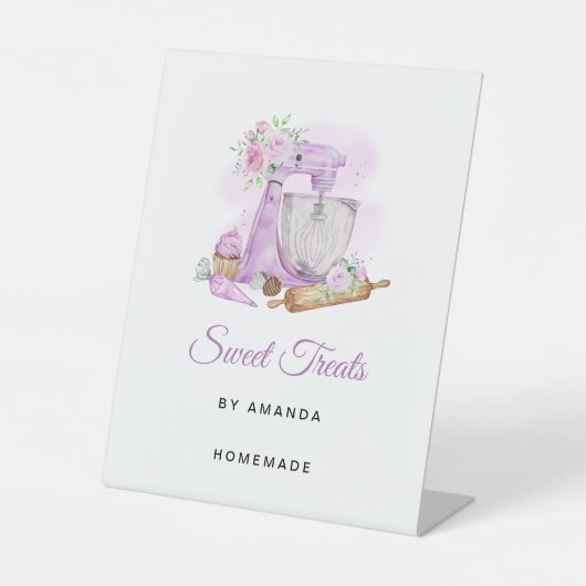 Signe De Table Sucre Traitements Purple Boulangerie (Recto)