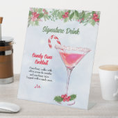 Signe De Table Sucres de canne et cocktails Fête de Noël (In SItu)