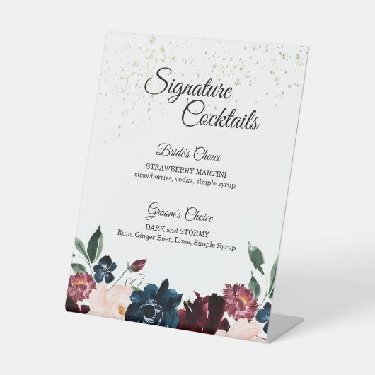 Signe De Table Summer Celebration Mariage Cocktail Menu (Recto)