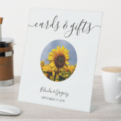 Signe De Table Sunflower Blue Sky Rustic Wedding Cartes & Cadeaux (In SItu)