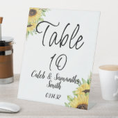 Signe De Table Sunflower wedding (In SItu)