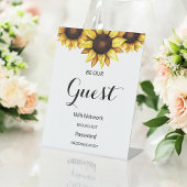 Signe De Table Sunflower Wifi Mot De Passe Soyez Notre Guichet