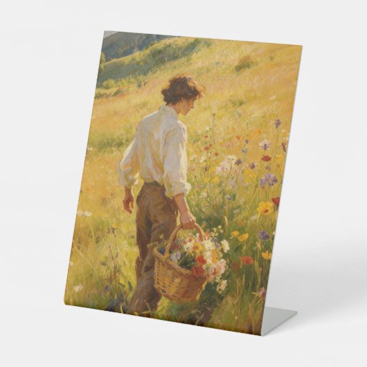 Signe De Table Sunny Wildflower Day (Recto)