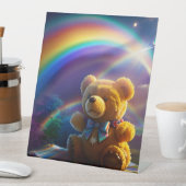 Signe De Table Sunshine Rainbow Teddy Bear Wonderland (In SItu)