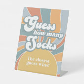 Signe De Table Super Devis Combien De Chaussettes Retro Baby show (Recto)