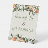 Signe De Table Superbe Peaches SunScreen Station Burn (Recto)