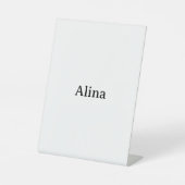 Signe De Table supprimer le texte ajouter son propre design 6" x (Recto)