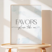 Signe De Table Sur Cloud Neuf Fêtes des mariées Dusty Blue Faveur