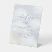 Signe De Table Sur le nuage 9 bébés sont doux (Recto)