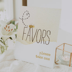 Signe De Table Sweet Bumblebee Mama À Être Baby shower Faveurs
