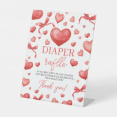 Signe De Table Sweetheart Diaper Raffle Sign (Recto)