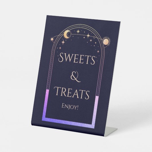 Signe De Table Sweets & Traitements Mystique Marine Bleu Soleil L (Recto)