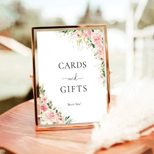Signe De Table Symbole Blush Rose Rose Gold Cartes et Cadeaux