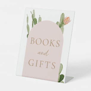 Signe De Table Symbole Bohemian Cactus Desert Livres et Cadeaux