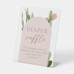 Signe De Table SYMBOLE BOHÉSIEN Cactus Desert Diaper