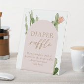 Signe De Table SYMBOLE BOHÉSIEN Cactus Desert Diaper (In SItu)