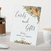 Signe De Table Symbole Boho Sunflower Rustique de mariage Cartes  (In SItu)